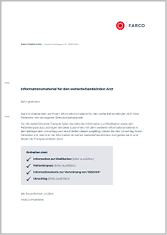 Informationsmaterial für den*die weiterbehandelnde*n Ärzt*in
